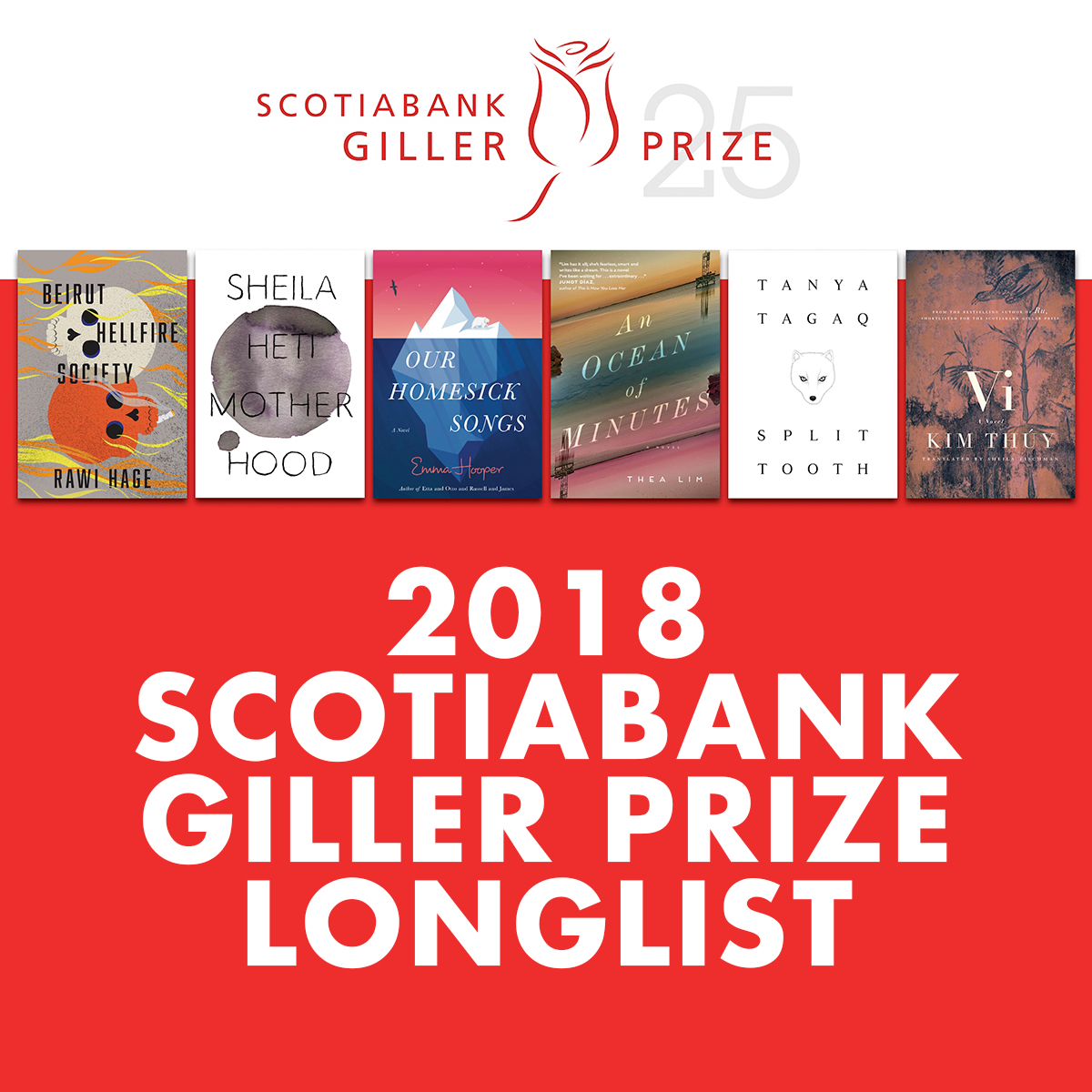 Win a Giller Prize Longlist Prize Pack Penguin Random House Canada