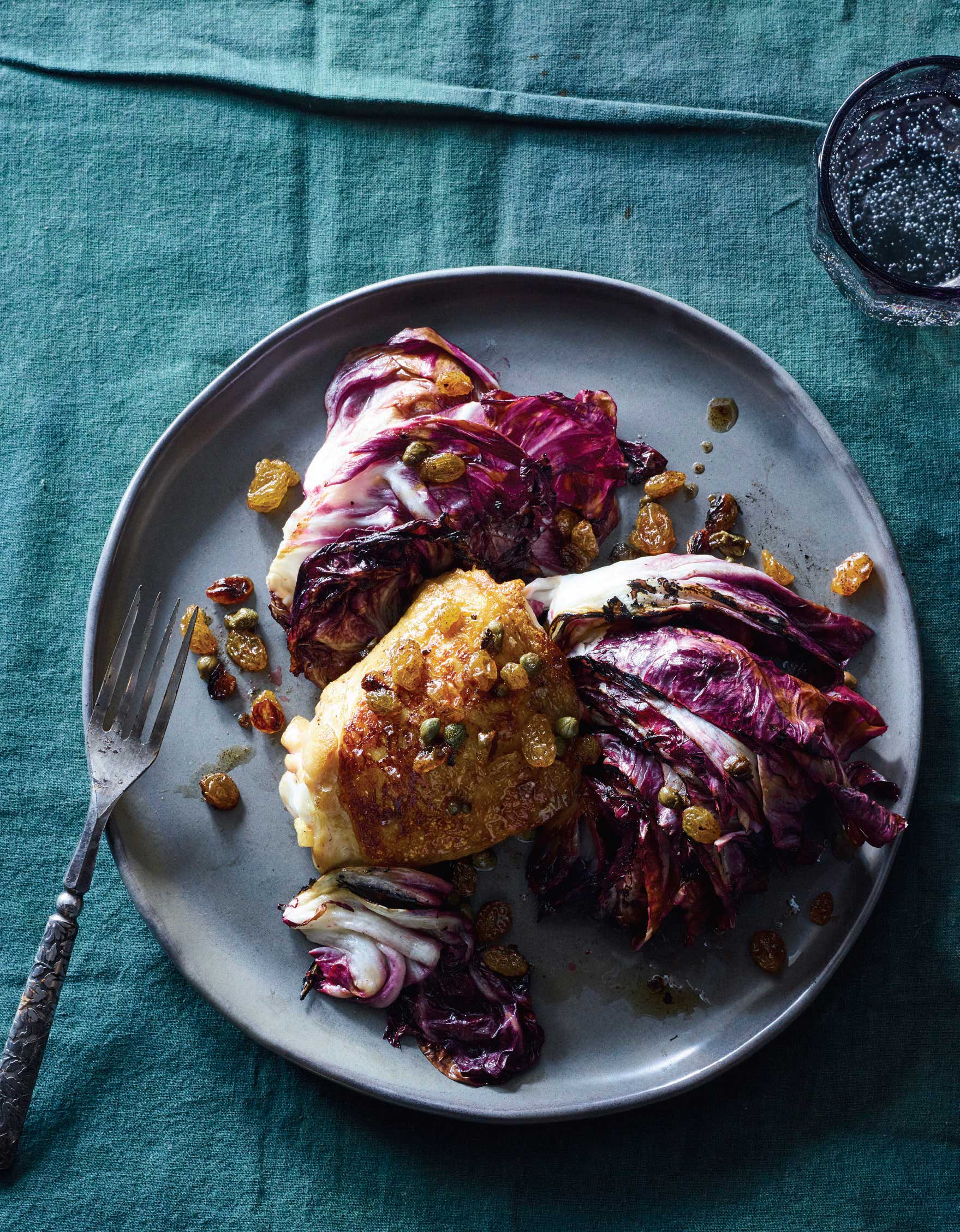 Crispy Chicken Thighs With Brown Butter Radicchio Penguin Random House Canada